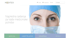 Desktop Screenshot of meditex.hr